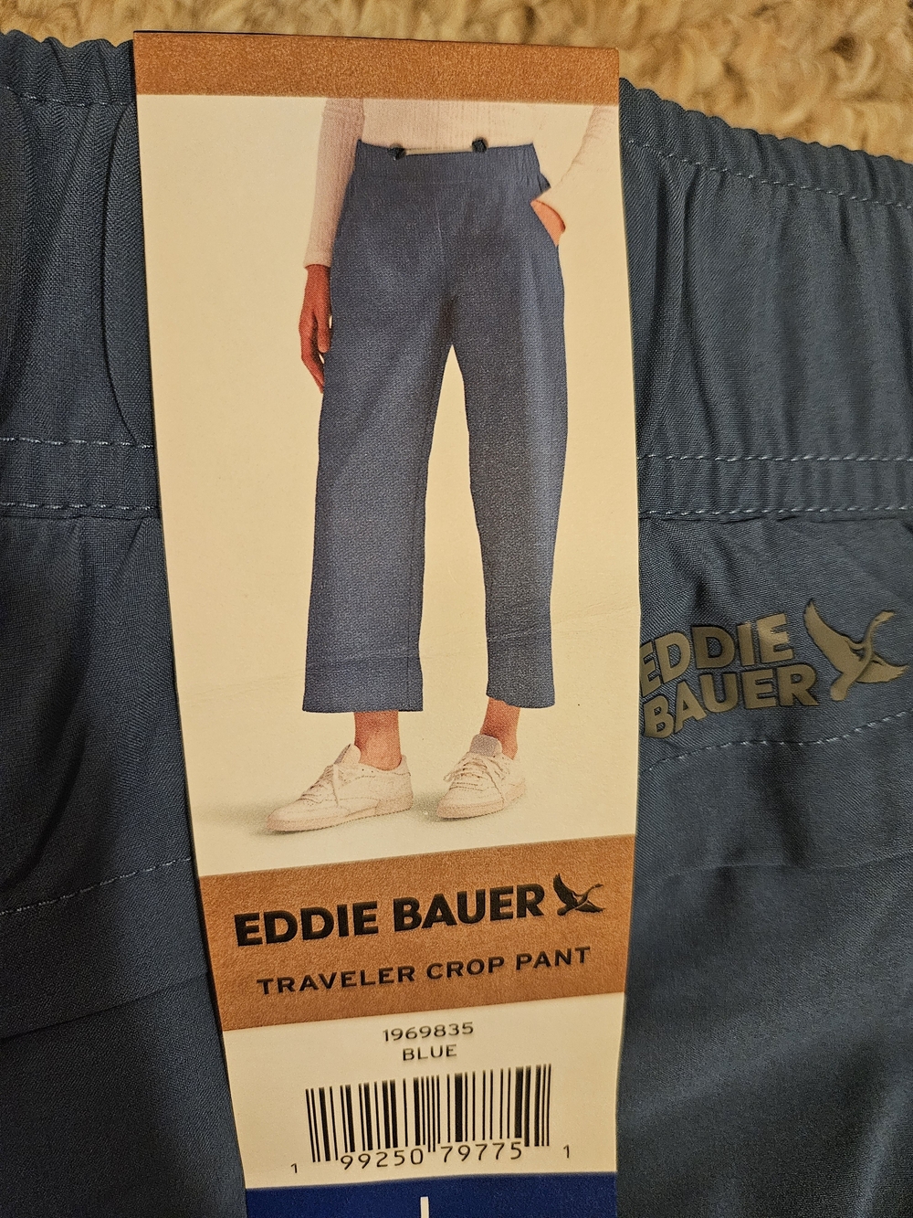 Eddie Bauer Blue Traveler Crop Pant - Casual Cropped Trousers